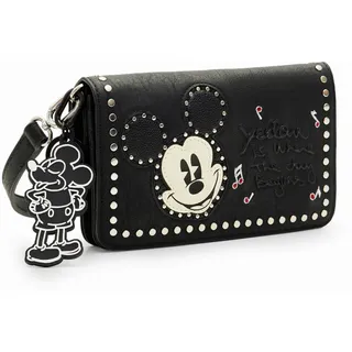DESIGUAL Mickey Rock Magda Long Wallet Black