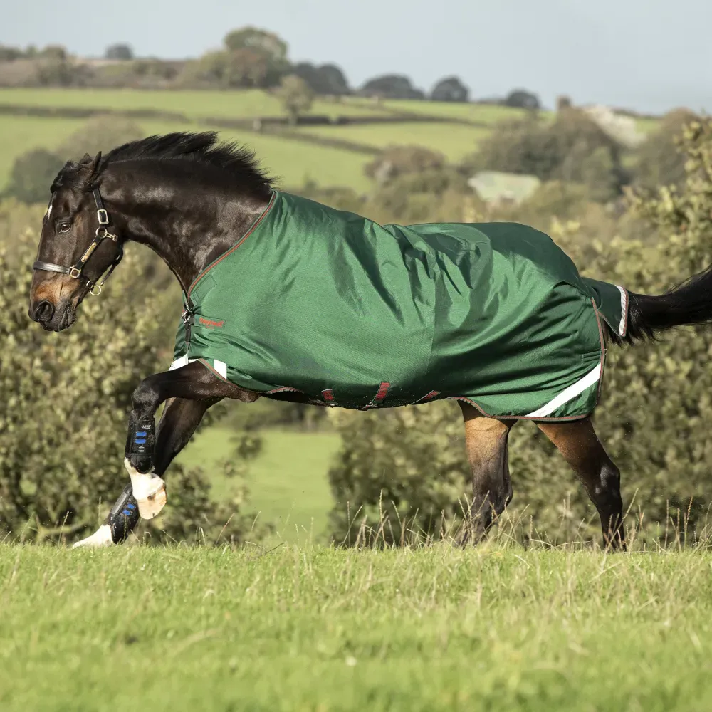 Horseware Rambo Original Turnout Lite 100g - Green/Red, 115