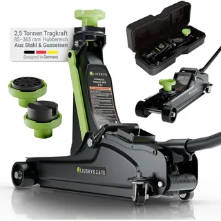 Juskys Wagenheber 2,5 t mit Transportbox,