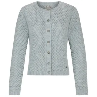 Stockerpoint Juliette Damen Trachtenstrickjacke, Rauchblau, 36