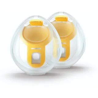 Medela Hands-free Doppelpumpset – Kompatibel mit Freestyle Flex und Swing Maxi Elektrische Milchpumpen – 1 Set mit 2 Cups