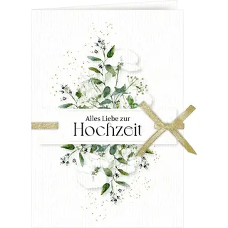 Coppenrath Verlag Grußkarte mit Kuvert - Alles Liebe zur Hochzeit