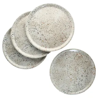 Mambocat 4er Set Pizzateller Stone Drops 33cm Ø ZDRO