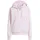 Fleece Damen Kapuzensweater pink L