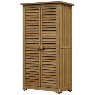 Outsunny Geräteschrank 0,47 x 0,87 m Natur