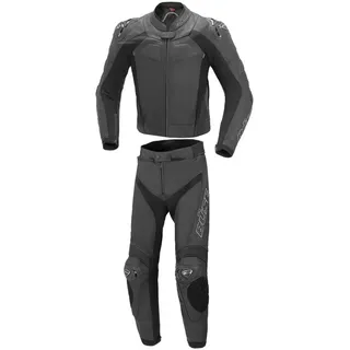 BÜSE Assen 2-tlg. schwarz/grau 52