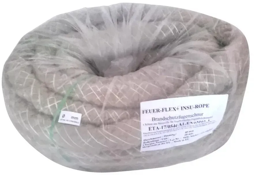 Brandschutz Fugenschnur Feuer Flex+ Rundprofil hitzebeständig Ø 60mm x 20m