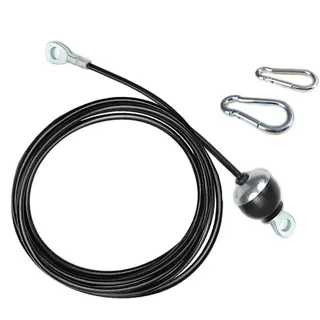BBYPP Gym Kabel Draht, Fitnessgerät Stahlseil für Home Gym Riemenscheibensystem, 5mm Stärke