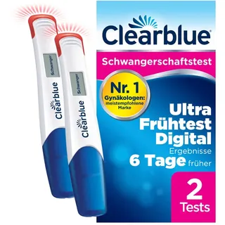 WICK Clearblue Schwangerschaftstest Ultra Frühtest Digital