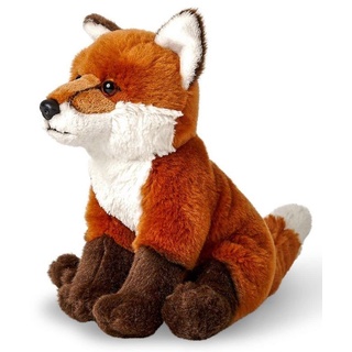 Uni-Toys Rotfuchs, sitzend 21 cm (Höhe) - Plüsch-Fuchs - Plüschtier, Kuscheltier