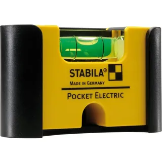 Stabila Wasserwaage Pocket Electric mit Gürtel-Clip