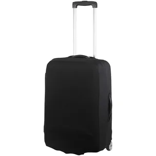 Xcase Elastische Schutzhülle für Koffer bis 53 cm Höhe, Größe M, schwarz