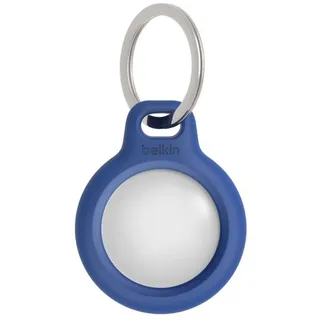 Belkin Secure Holder mit Schlüsselanhänger für AirTag blau