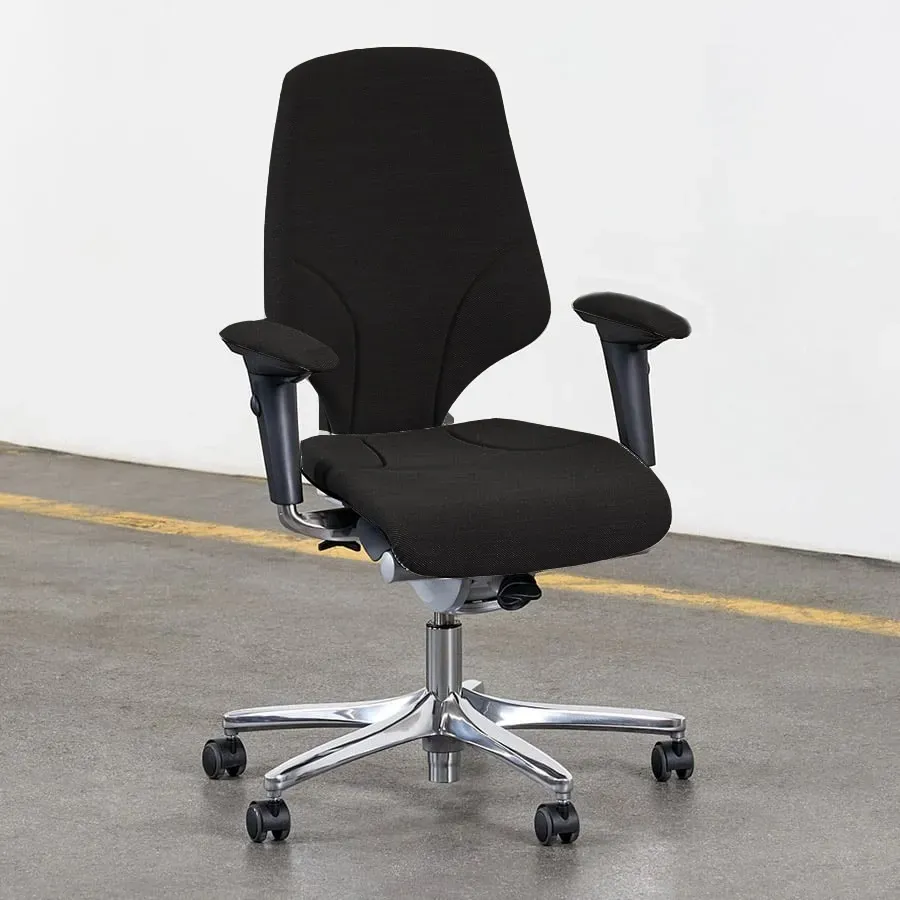 Giroflex 64-3578 Drehstuhl gepolstert | mittelhohe Rückenlehne | Gestell schwarz | Konfigurator