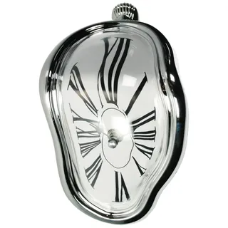 Out of the Blue Dekoratives Objekt/Eckuhr mit Fused Object-Effekt/Maße: 18x13 cm.