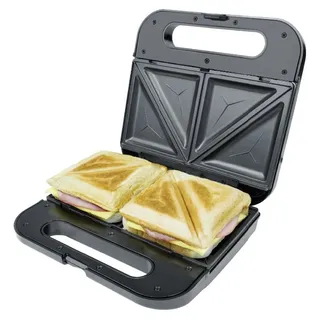 KORONA XXL Sandwichmaker Antihaftbeschichtung, Überhitzungsschutz, Automatische Temperaturanpassung, Kontrollleuchte Schwarz