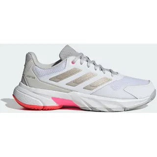 Adidas Courtjam Control 3 Cloud White / Iron Metallic / Lucid Red 38    