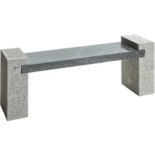 Dehner Gartenbank 120 x 45 x 30 cm Silber