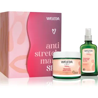 Weleda Mama Die Kraft der Natur gegen Dehnungsstreifen Set reduziert und beugt Schwangerschaftsstreifen vor