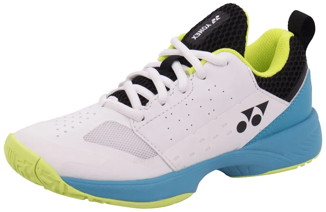Yonex Tennisschuhe Lumio Allcourt 2024 weiss/türkis Kinder