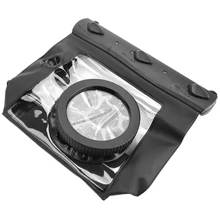 wasserdichte Kamera-Tauchtasche, 20 M, Universelle Unterwasserkamera-Gehäusetasche, HD-Finger-Typ für Nikon und Canon DSLR (Schwarz)