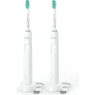 Philips Sonicare, Elektrische Zahnbürste, Series 3100 Doppelpack (Schallzahnbürste)