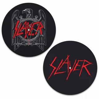 Slayer 'Eagle/verkratzt Logo "Plattenspieler Slipmat Set (