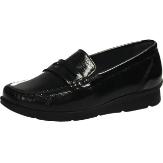WALDLÄUFER Komfort Slipper in Schwarz 38 EU - Gr.: