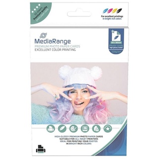 MediaRange Fotopapier MRINK114 13,0 x 18,0 cm hochglänzend 220 g/qm 50 Blatt