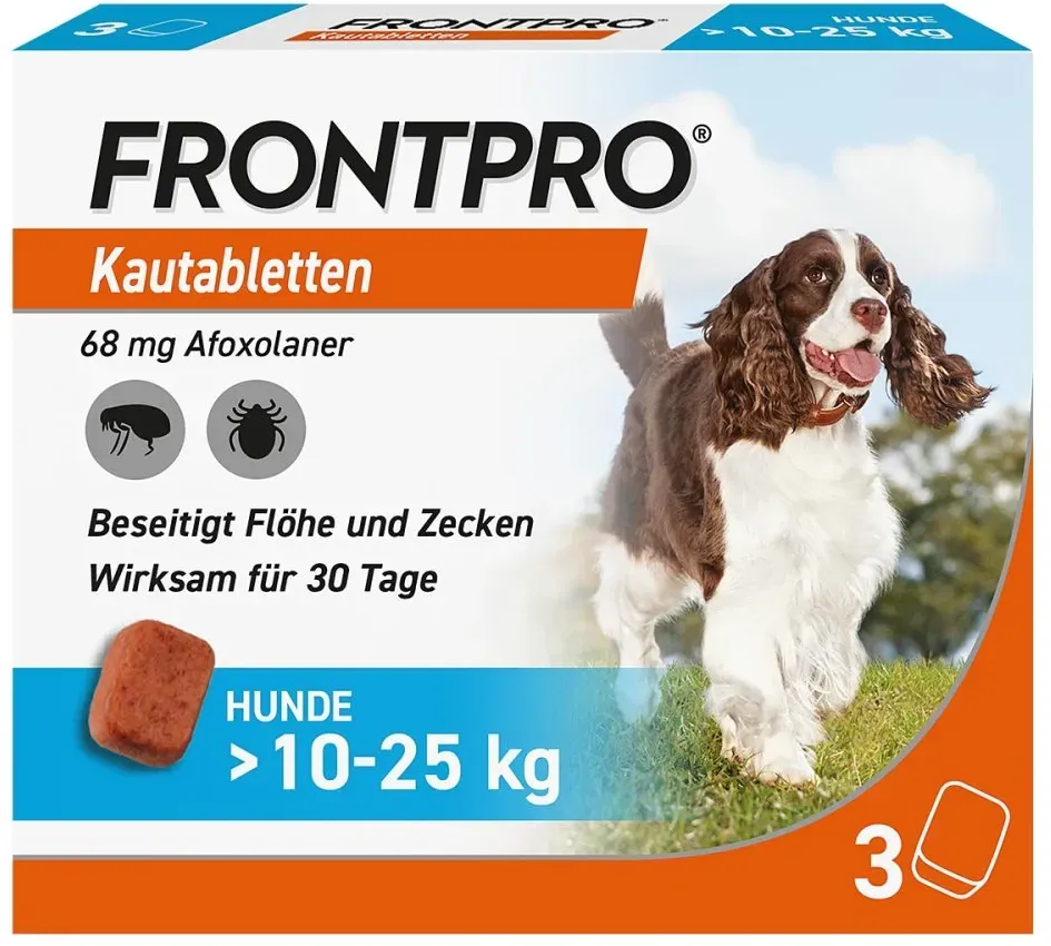 FRONTPRO Kautabletten für Hunde 10-25kg