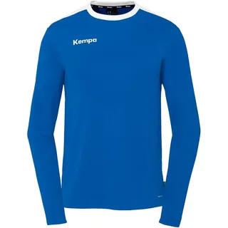 Kempa Emotion 27 Langarmshirt Sweatshirt, Royal/Weiß, 164