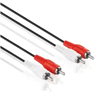 HDSupply HDS LPAC040-100 - Audio Kabel, 3,5 mm Cinch auf Cinch, 10,0 m, schwarz