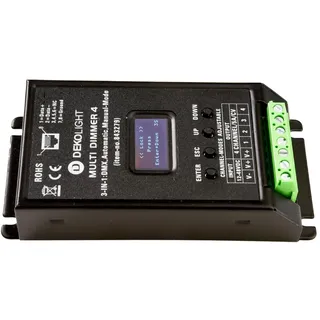 Deko-Light Niedervolt DMX Dimmer (CV, DC) Multi-LED-Dimmer 1-4 CH, DMX/Auto/Man 12-48V