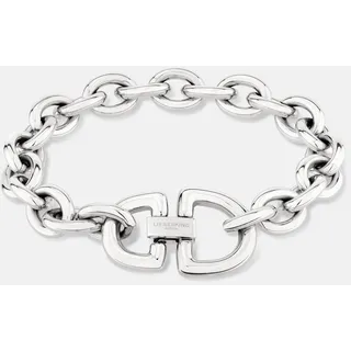 Liebeskind Berlin The D-Link Statement Armband Edelstahl silberfarben ONESIZE