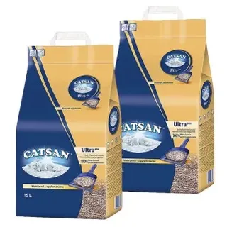 CATSAN Ultra plus Klumpstreu 2x15 l