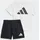 I BL T-SET 160 Trainingsanzug Weiß/Schwarz 62