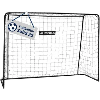 Hudora Fußballtor Solid 25 - schwarz