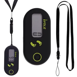 Schrittzähler zum Gehen,Genaue Elektronische Schrittzähler,Genauer Schrittzähler Mit Clip,Gehen Laufen Schrittzähler,Tragbarer Mini-Schrittzähler,für Gehen Laufen Wandern Sport Training Zubehör