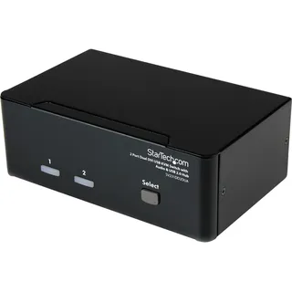 Startech SV231DD2DUA, KVM Switch Schwarz