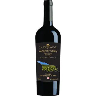 Alazani Valley Rot Sun Lieblich Wein aus Georgien