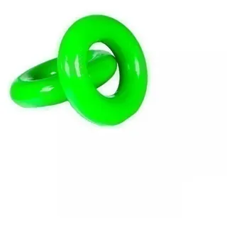 Zizi Top - Penisring Duo / Cockring, 2er-Set - Innen-Ø 25 mm, extrem dehnbar - grün fluoreszierend