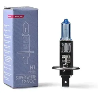 M-TECH Halogenlampe h1 super white