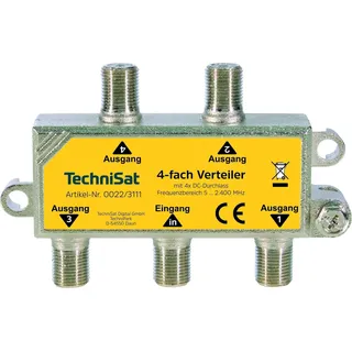 TechniSat 0022/3111 4-Wege-Verteiler,