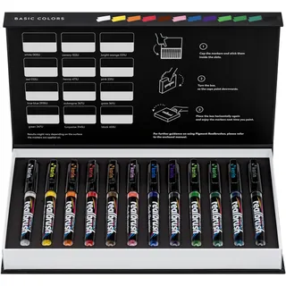 KARIN Realbrush PIGMENT Basic Colors – eine Kollektion mit 12 Pinsel in einem exklusiven und schützenden Etui.