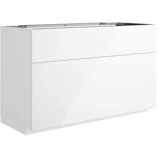 Neoro n50 Unterschrank B: 120 cm mit 2 Auszügen, BN0444WH,