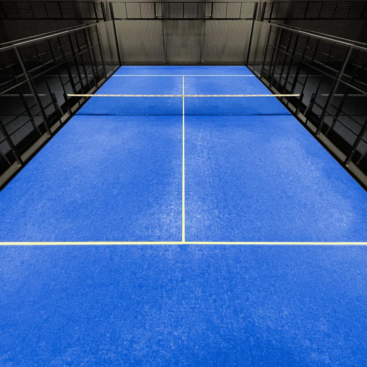 Padel Set PRO - Blau - mit Sicherheitsbereich