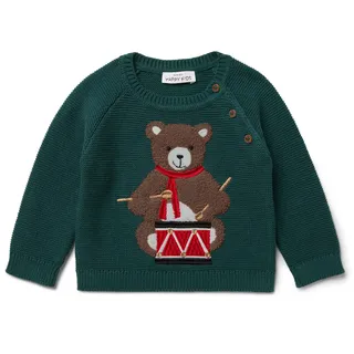 Tchibo - Kinder-Strickpullover - Baby - Gr. 74/80 - grün