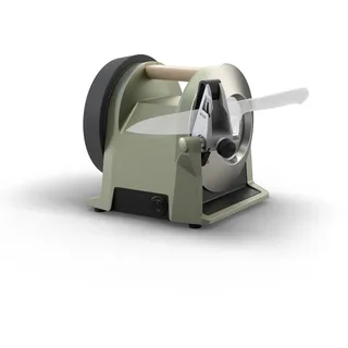 Tormek T-1 Kitchen Knife Sharpener (EUR Version) - Die erste richtige Messerschleifmaschine für Hobbyköche, schärfe Küchenmesser auf professionellem Niveau. Für Hobbyköche & Foodies. (Ash Green)
