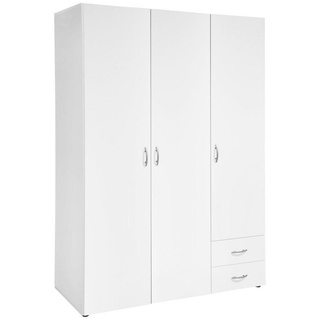 Pol-Power Kleiderschrank Base 3-türig weiß