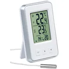 Digitales Innen- und Außen-Thermometer mit Uhrzeit und LCD-Display